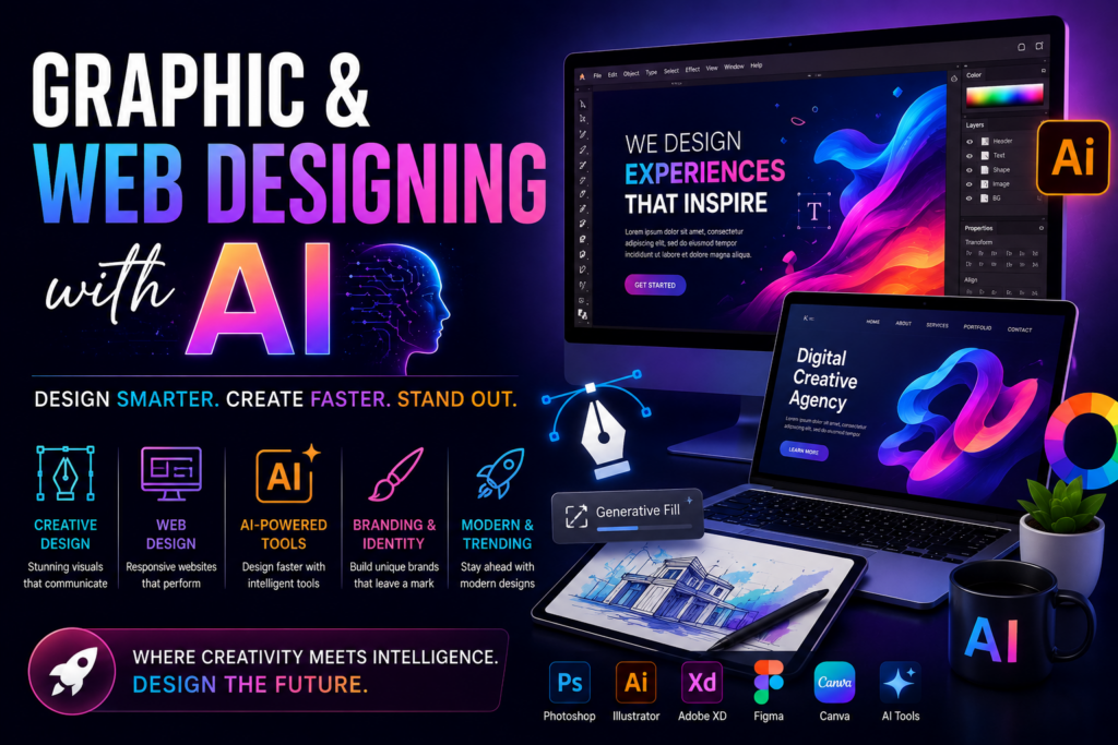 Graphic & Web Designing with AI 