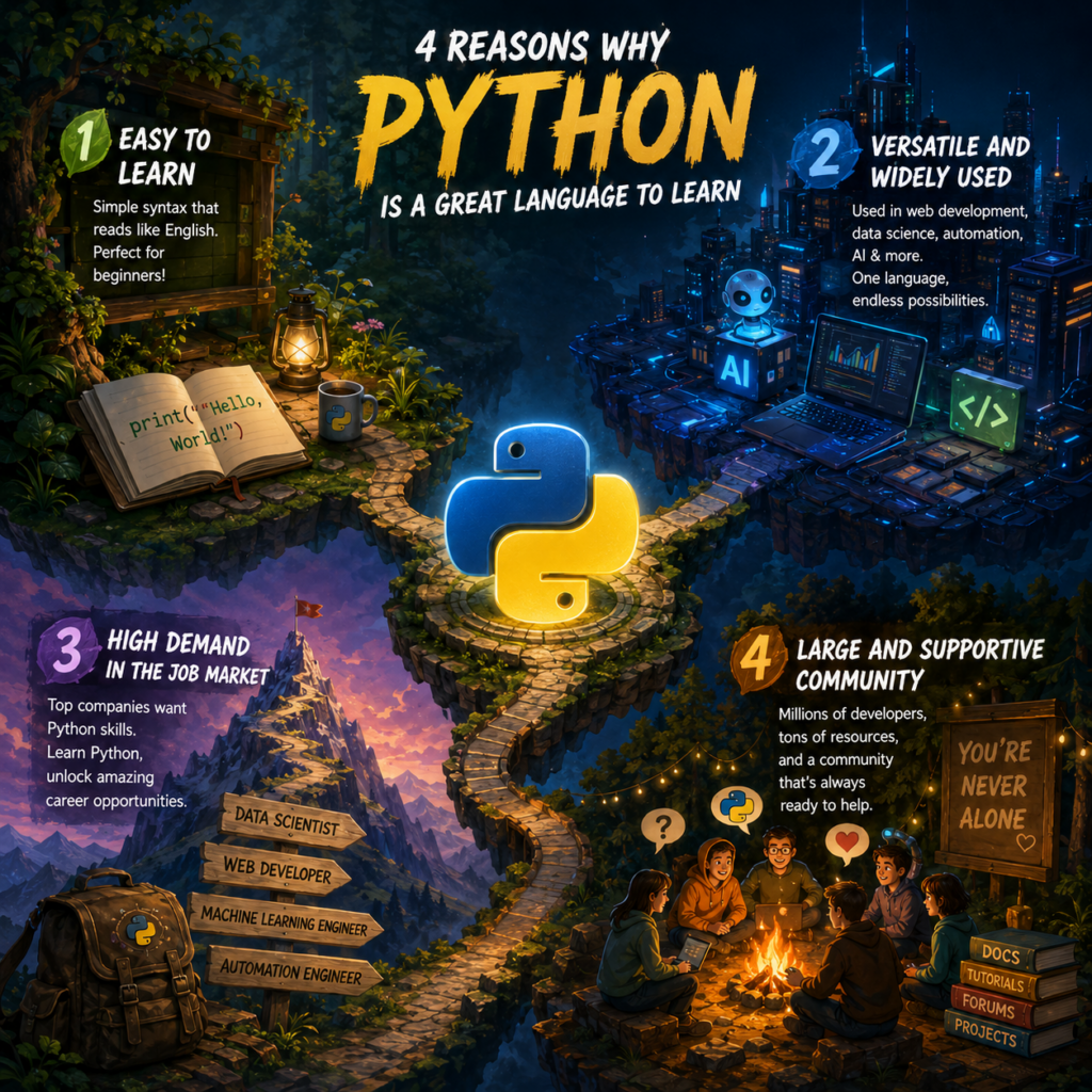 4 Reasons Why Python is a Great Language to Learn